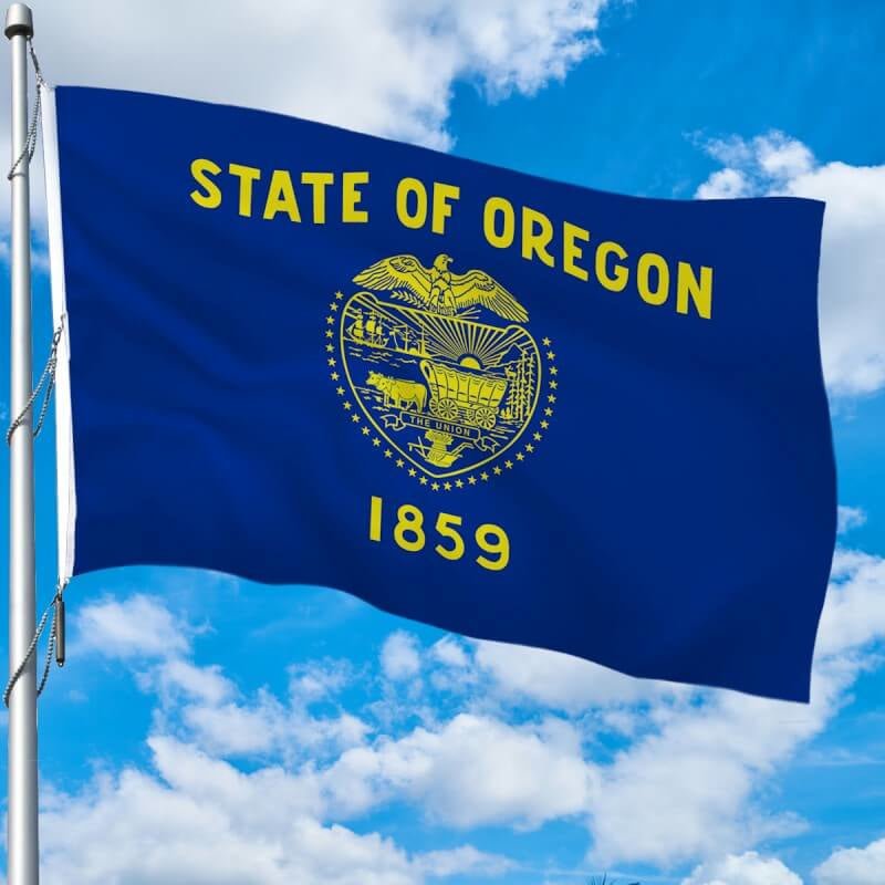 Oregon Heavy Weight Poly - Max Outdoor Flag - Action Flag