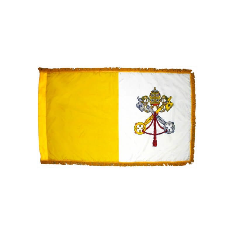 Parade Flag With Pole Sleeve With Fringe - Action Flag