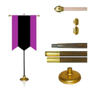 Premount and Balance Brass Hook and Eye for Ceremonial Banner kit - Action Flag