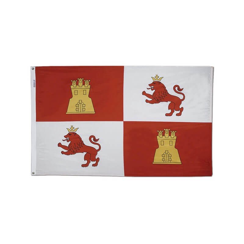 Royal Standard of Spain Historical Outdoor Flag - 3' x 5' Nylon - Action Flag