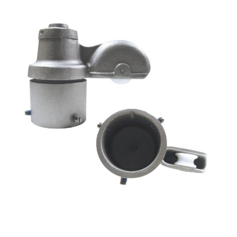 RTC - 1 - 138 Aluminum External Halyard Truck For A 1 - 3/8" Pole Top Diameter - Action Flag