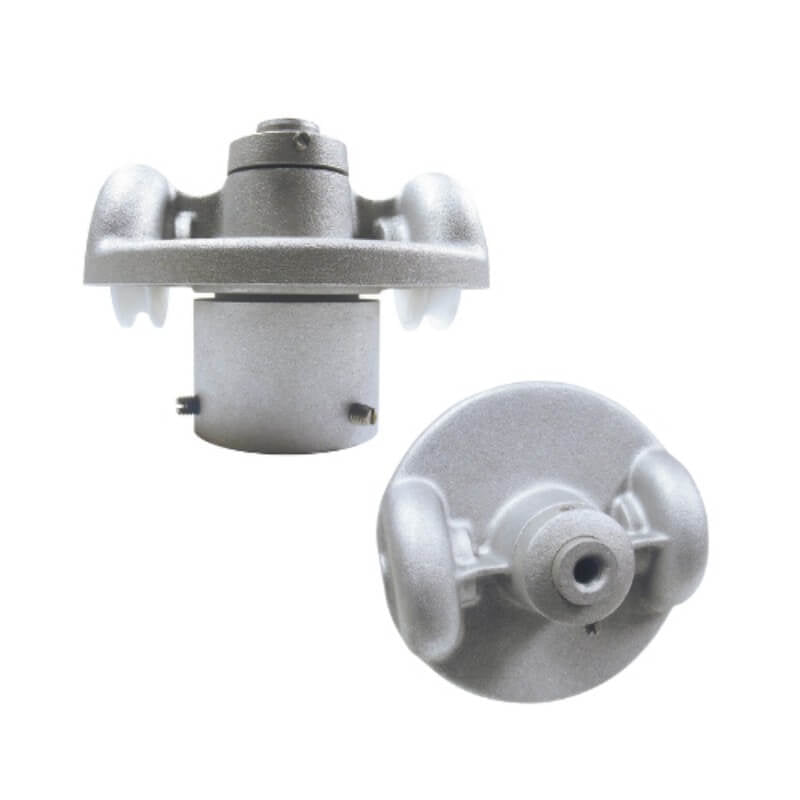 RTC - 2 - 138 Aluminum External Halyard Truck For A 1 - 3/8" Pole Top Diameter - Action Flag