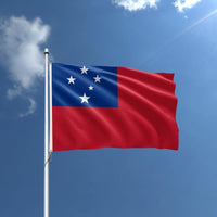 Samoa Nylon Outdoor Flag - 12" x 18"