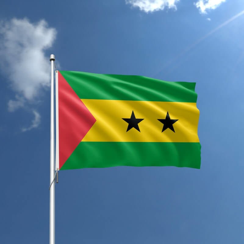 Sao Tome And Principe Nylon Outdoor Flag - Action Flag