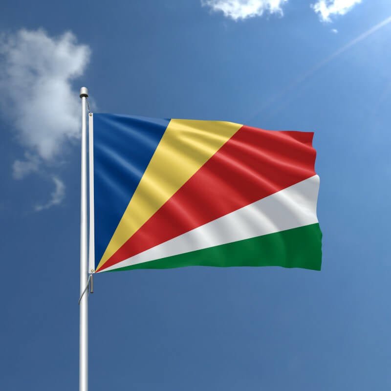 Seychelles Nylon Outdoor Flag - Action Flag