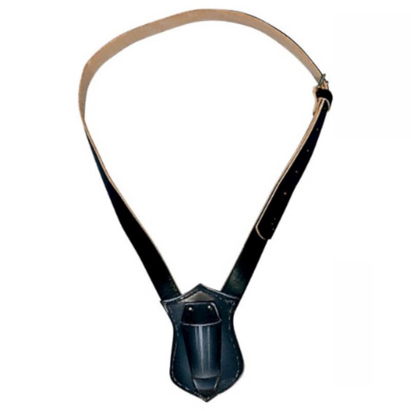 Single Strap Leather Parade Flag Carrying Belt - Action Flag