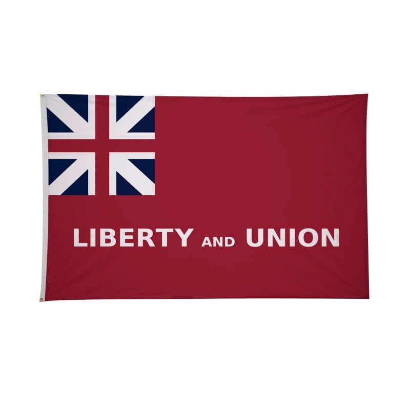 Taunton Historical Outdoor Flag - 3' x 5' Nylon - Action Flag
