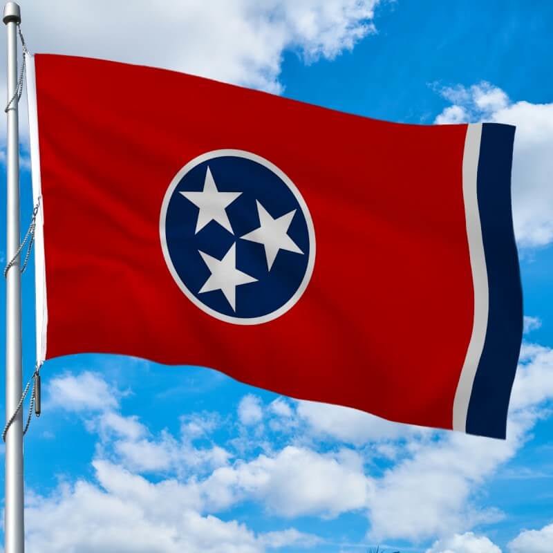 Tennessee Heavy Weight Poly - Max Outdoor Flag - Action Flag