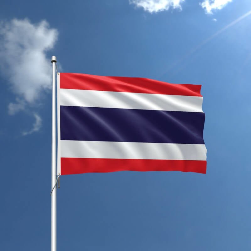 Thailand Nylon Outdoor Flag - Action Flag