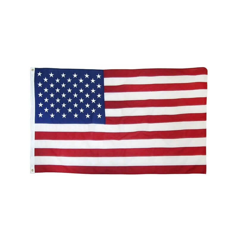 Traditional 100% Cotton Outdoor American Flag - Action Flag