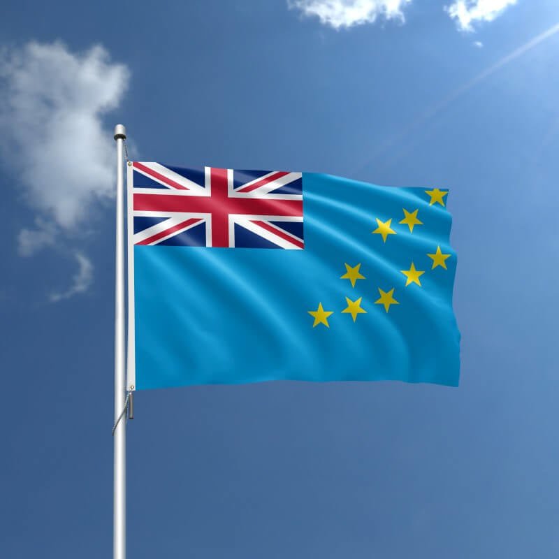 Tuvalu Nylon Outdoor Flag - Action Flag
