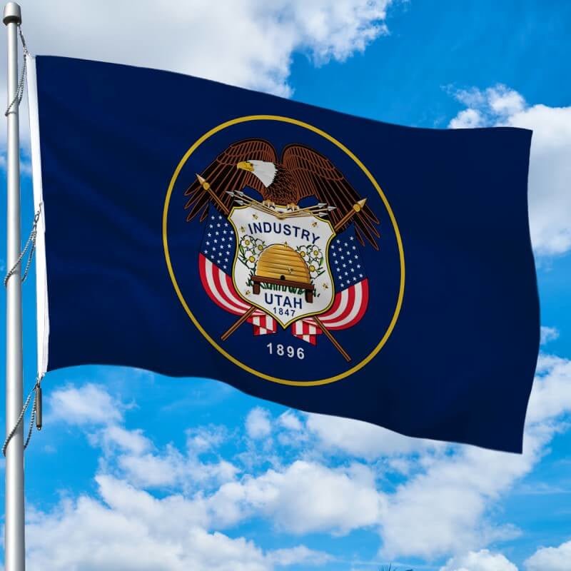 Utah Heavy Weight Poly - Max Outdoor Flag - Action Flag