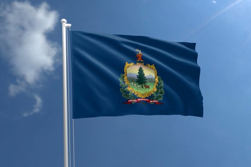 Vermont Nylon Outdoor Flag - Action Flag