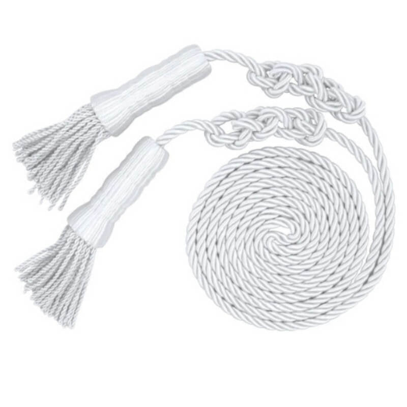 White Cord and Tassels for 3' x 5' Flag. - Action Flag